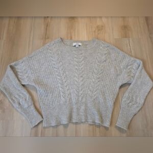 Magaschoni Light Gray 100% Cashmere Sweater